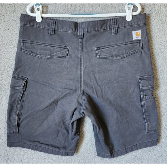 Carhartt Relaxed Fit Gray Casual Grunge Workwear Cargo Shorts Size 38 103542 - Picture 15 of 16